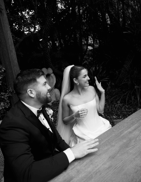 Bride and groom after their wedding ceremony at Brisbane wedding venue