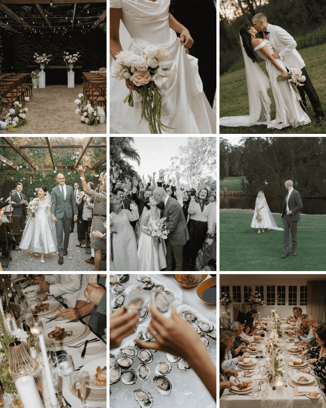 Collage of Brisbane wedding venue for a wedding ceremony and reception