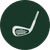 Golf club icon