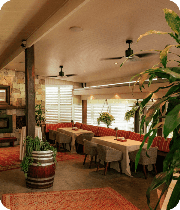 Living room private event space in Brisbane