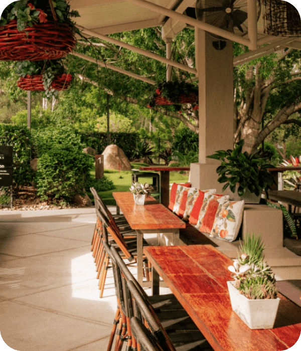 Pavilion outdoor event space in Brisbane